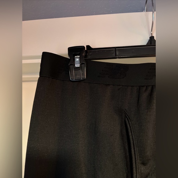New Balance Heavyweight Grid Fleece Pant Base Layer 3.0 Mens Large Black New - Picture 5 of 16